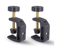 OTraki Lot de 2 Pinces en C Alliage d'Aluminium Serre-Joints en C avec Des Trous de Vis de 1/4'' et 3/8'', Pince à Vis Réglable 0-45mm pour le Travail du Bois, le Soudage, les Travaux Manuels