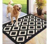 OTraki Paillasson Interieur Entree, 60x90cm Tapis Entree Interieur Absorbant Tapis Chien avec Dos en TPE Durable et Antidérapant Lavable en Machine pour Porte et Couloir, Cuisine