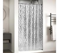 OTraki Rideau de Douche Anti Moisissure 120 x 200 cm Semi Transparent EVA Rideau de Baignoire Imperméable Lavable Rideau de Bain avec 8 Anneaux Rideau de Salle de Bain