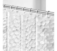 OTraki Rideau de Douche Liner avec 12 Crochets, résistant aux moisissures, antibactérien, étanche à l'eau 72 * 78 Semi-Transparent