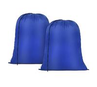 OTraki Sac à Linge Sale Voyage Grand 70 x 90 cm Paquet de 2 Pliable Sac de Rangement Cordon de Serrage Sacs en Tissu Sacs de Blanchisserie Léger pour Vêtements Jouets Maison Dortoir Camping Collège