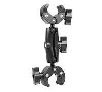 OTraki Support de caméra à Double Pince, Support de vélo à rotule rotative à 360° avec Bras Magique, Support de Fixation réglable pour guidons de vélo, guidons de Moto, trépieds