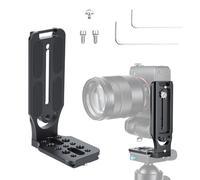OTraki Support de caméra en L à dégagement Rapide 38 mm avec Plaque de dégagement Rapide, vis 1/4" et 3/8", Plaque QR Verticale, Support Universel en L pour appareils Photo Reflex numériques