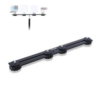 OTraki Support de Flash Double 30cm Barre d'Extension de Flash pour Appareil Photo avec Trous de Vis de 1/4'' et 3/8'', Support de Fixation pour Trépied Monopode Microphone Caméra Lumière LED