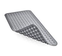OTraki Tapis de Bain Antiderapant, Anti Moisissure Tapis Bain, 88x40cm Antidérapant Douche, Lavable en Machine Rectangulaire, avec Ventouses Trous de Drainage pour Salle de Bain Enfant Adulte (Gris)