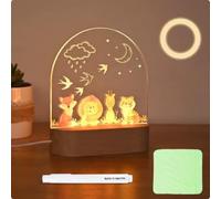 OTraki Traki Veilleuse Bébé Personnalisée Lampe Enfant DIY Animaux