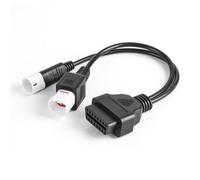 OTRCORIC Câble de diagnostic 3 broches 4 broches vers 16 broches pour moto Yamaha 2 en 1 OBD2 Adaptateur Kline Honda CRF Fit Euro 5 3 broches 4 broches vers 16 broches