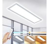 OTREN Plafoniera LED Soffitto Dimmable 58x20CM, 26W Panneau LED Plafond avec Télécommande Lampada da Soffitto Rectangulaire pour Bureau Salon Chambre Cuisine, 2800K-6000K