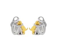OTroyllvaoT Collier commémoratif tendance en alliage pour animal de compagnie, pendentif chien câlinant, design unique pour les amoureux des animaux, 1, Métal, Pas de gemme