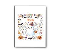 Otshirt Affiche Mon Fantome Prefere Cest Odette - Poster A2 - Idée Affiche Décoration Cadeau Anniversaire Fête Original Famille Travail Départ Collègue Retraite Noël.