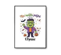 Otshirt Affiche Mon Monstre Prefere Cest Mon Ulysse - Poster A3 - Idée Affiche Décoration Cadeau Anniversaire Fête Original Famille Travail Départ Collègue Retraite Noël.