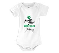 Otshirt Body Bébé Ce beau mec sappelle Johnny - Body 12-18 mois - Idée Body Bébé Manches Courtes Cadeau Naissance Baby Shower Anniversaire Fête Original Famille Noël.