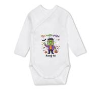 Otshirt Body Bébé Manches Longues Mon Monstre Prefere C'est Mon Kung-fu - Baby Bodysuit 6-12 mois - Idée Body Bébé Manches Longues Cadeau Naissance Baby Shower Anniversaire Fête Original Famille Noël.