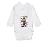 Otshirt Body Bébé Manches Longues Mon Monstre Prefere C'est Mon Marcel - Baby Bodysuit 3-6 mois - Idée Body Bébé Manches Longues Cadeau Naissance Baby Shower Anniversaire Fête Original Famille Noël.
