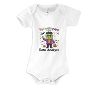 Otshirt Body Bébé Mon Monstre Prefere C'est Mon Data Analyst - Body 0-3 mois - Idée Body Bébé Manches Courtes Cadeau Naissance Baby Shower Anniversaire Fête Original Famille Noël.