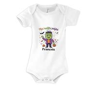 Otshirt Body Bébé Mon Monstre Prefere C'est Mon Francois - Body 12-18 mois - Idée Body Bébé Manches Courtes Cadeau Naissance Baby Shower Anniversaire Fête Original Famille Noël.