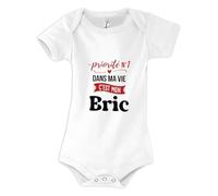 Otshirt Body Bébé Priorite N1 dans ma vie C'est mon Eric - Body 18-24 mois - Idée Body Bébé Manches Courtes Cadeau Naissance Baby Shower Anniversaire Fête Original Famille Noël.