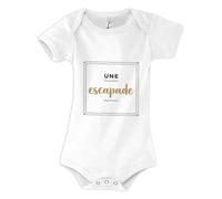 Otshirt Body Bébé Une Escapade - Baby Bodysuit - Idée Body Bébé Manches Courtes Cadeau Naissance Baby Shower Anniversaire Fête Original Famille Noël. - 3-6 mois - Marron&Marron - 3