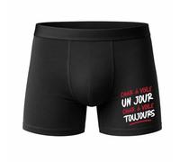 Otshirt Caleçon Char à Voile Toujours - Humour Sport Cadeau Coton Homme Idée Cadeau Passion - Taille S