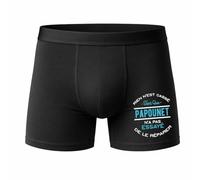 Otshirt Caleçon Rien n'est Casse Papounet - Humour Boxer Coton Motif Idée Cadeau Homme - Taille S