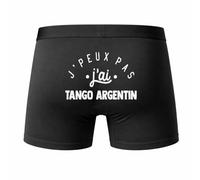 Otshirt Caléçon T Shirt Homme Jpeux Pas Jai Tango Argentin - Humour Boxer Coton Motif Idée Cadeau Homme - Taille M