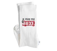 Otshirt Chaussettes Je peux pas j’ai boxe | Socks | Taille 36-40 | Idée Chaussettes Personnalisées Cadeau Fête Original Famille Travail Départ Collègue Retraite Noël.