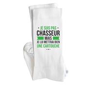 Otshirt Chaussettes Je suis pas chasseur | Socks | Taille 41-45 | Idée Chaussettes Personnalisées Cadeau Fête Original Famille Travail Départ Collègue Retraite Noël.