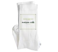 Otshirt Chaussettes Maison Sans Chat Maison Vide - Socks - Idée Chaussettes Fantaisie Cadeau Anniversaire Fête Original Famille Travail Départ Collègue Retraite Noël. - 41-45 - Vert - 3