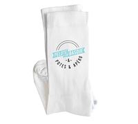 Otshirt Chaussettes pelote basque potes apéro | Socks | Taille 41-45 | Idée Chaussettes Personnalisées Cadeau Fête Original Famille Travail Départ Collègue Retraite Noël.