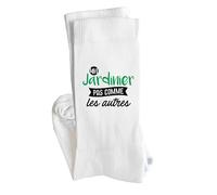 Otshirt Chaussettes Un jardinier pas comme les autres | Socks | Taille 41-45 | Idée Chaussettes Personnalisées Cadeau Fête Original Famille Travail Départ Collègue Retraite Noël.