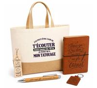 Otshirt Coffret Cadeau J'ai peut-être l'air de t'écouter mais dans ma tête je pense qu'à mon tatouage J'ai peut-être l'air de t'écouter mais je ne pense qu'à - Activité