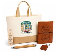 Otshirt Coffret Cadeau Mon truc à moi : C'est le Musée Mon truc à moi - Activité | Sac Cabas Coton et Jute 18 L, Carnet, Stylo Bambou, Porte-Clés, Marque-Page | 5 Pièces | Idée Cadeau Noël Départ
