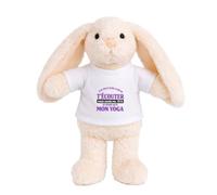 Otshirt Doudou Peluche Lapin J'Ai Peut-être l'air de t'écouter mais dans ma tête Je Pense qu'à Mon Yoga J'Ai Peut-être l'air de t'écouter mais Je ne Pense qu'à - Activité