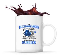 Otshirt Mug Électromécanicien Formidable | Tasse Céramique 330 ml Recto Verso Passe au Lave-Vaisselle | Café Thé Bureau Maison | Idée Cadeau Maintenance Collègue Noël Départ