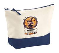 Otshirt Pochette Angelina - Joyeux Halloween 2 - Pouch - Idée Pochette Rangement Cadeau Anniversaire Fête Original Famille Travail Départ Collègue Retraite Noël.