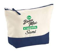 Otshirt Pochette Ce Beau mec sappelle Sami - Pouch - Idée Pochette Rangement Cadeau Anniversaire Fête Original Famille Travail Départ Collègue Retraite Noël.