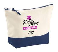 Otshirt Pochette Cette Belle meuf sappelle Lily - Pouch - Idée Pochette Rangement Cadeau Anniversaire Fête Original Famille Travail Départ Collègue Retraite Noël.