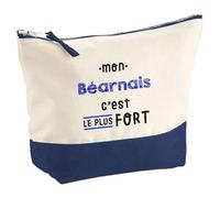 Otshirt Pochette Mon Bearnais C'est Le Plus Fort - Pouch - Idée Pochette Rangement Cadeau Anniversaire Fête Original Famille Travail Départ Collègue Retraite Noël.
