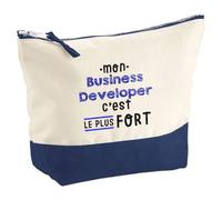 Otshirt Pochette Mon Business Developer C'est Le Plus Fort - Pouch - Idée Pochette Rangement Cadeau Anniversaire Fête Original Famille Travail Départ Collègue Retraite Noël.
