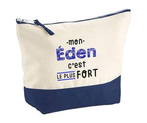 Otshirt Pochette Mon Eden C'est Le Plus Fort - Pouch - Idée Pochette Rangement Cadeau Anniversaire Fête Original Famille Travail Départ Collègue Retraite Noël.