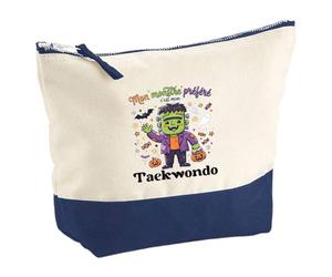 Otshirt Pochette Mon Monstre Préféré C'est Mon Taekwondo - Pouch - Idée Pochette Rangement Cadeau Anniversaire Fête Original Famille Travail Départ Collègue Retraite Noël.