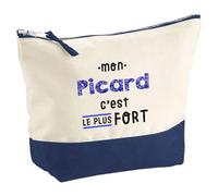 Otshirt Pochette Mon Picard C'est Le Plus Fort - Pouch - Idée Pochette Rangement Cadeau Anniversaire Fête Original Famille Travail Départ Collègue Retraite Noël.