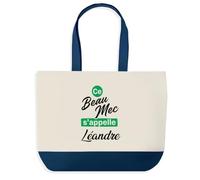 Otshirt Sac Ce beau mec sappelle Leandre - Idée Sac Cadeau Cadeau Anniversaire Fête Original Famille Travail Départ Collègue Retraite Noël.