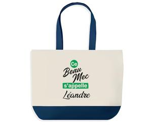 Otshirt Sac Ce beau mec sappelle Leandre - Idée Sac Cadeau Cadeau Anniversaire Fête Original Famille Travail Départ Collègue Retraite Noël.