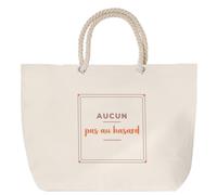 Otshirt Sac de Plage Aucun Pas au Hasard - Beach Bag - Idée Sac de Plage Cadeau Anniversaire Fête Original Famille Travail Départ Collègue Retraite Noël. - Rose&Corail - 3