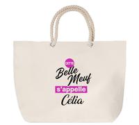 Otshirt Sac de Plage Cette belle meuf sappelle Celia - Beach Bag - Idée Sac de Plage Cadeau Anniversaire Fête Original Famille Travail Départ Collègue Retraite Noël.