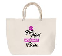 Otshirt Sac de Plage Cette belle meuf sappelle Eloise - Beach Bag - Idée Sac de Plage Cadeau Anniversaire Fête Original Famille Travail Départ Collègue Retraite Noël.