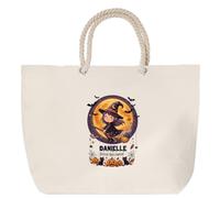 Otshirt Sac de Plage Danielle - Joyeux Halloween 2 - Beach Bag - Idée Sac de Plage Cadeau Anniversaire Fête Original Famille Travail Départ Collègue Retraite Noël.