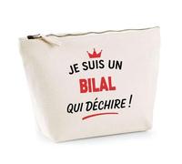 Otshirt Sac Jute d'un Bilal qui déchire 2- Cabas de Plage Courses et Toile de Jute - Idée Cadeau Femme Personnalisable Anniversaire Fête Original Travail Départ Collègue Retraite Noël.