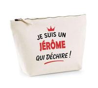 Otshirt Sac Jute d'un Jérôme qui déchire 2- Cabas de Plage Courses et Toile de Jute - Idée Cadeau Femme Personnalisable Anniversaire Fête Original Travail Départ Collègue Retraite Noël.